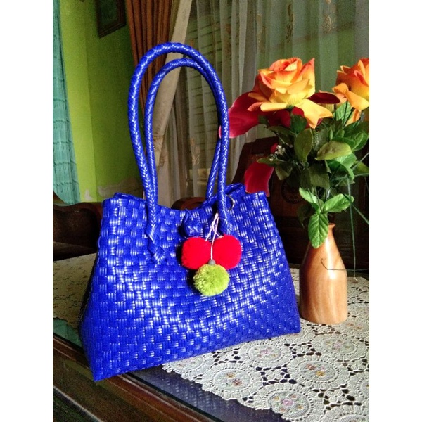 NTJ//Tas Jali Petty/Tas Anyam Petty Jali/Petty bag Jali/size M//bisa COD //tas jali premium