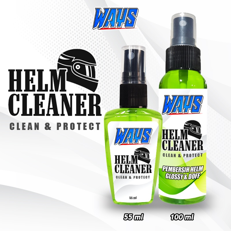 WAYS Helm Cleaner - Pembersih Pengkilap Helm Body Visor Kaca Helmet Cross Full Half Face Motor