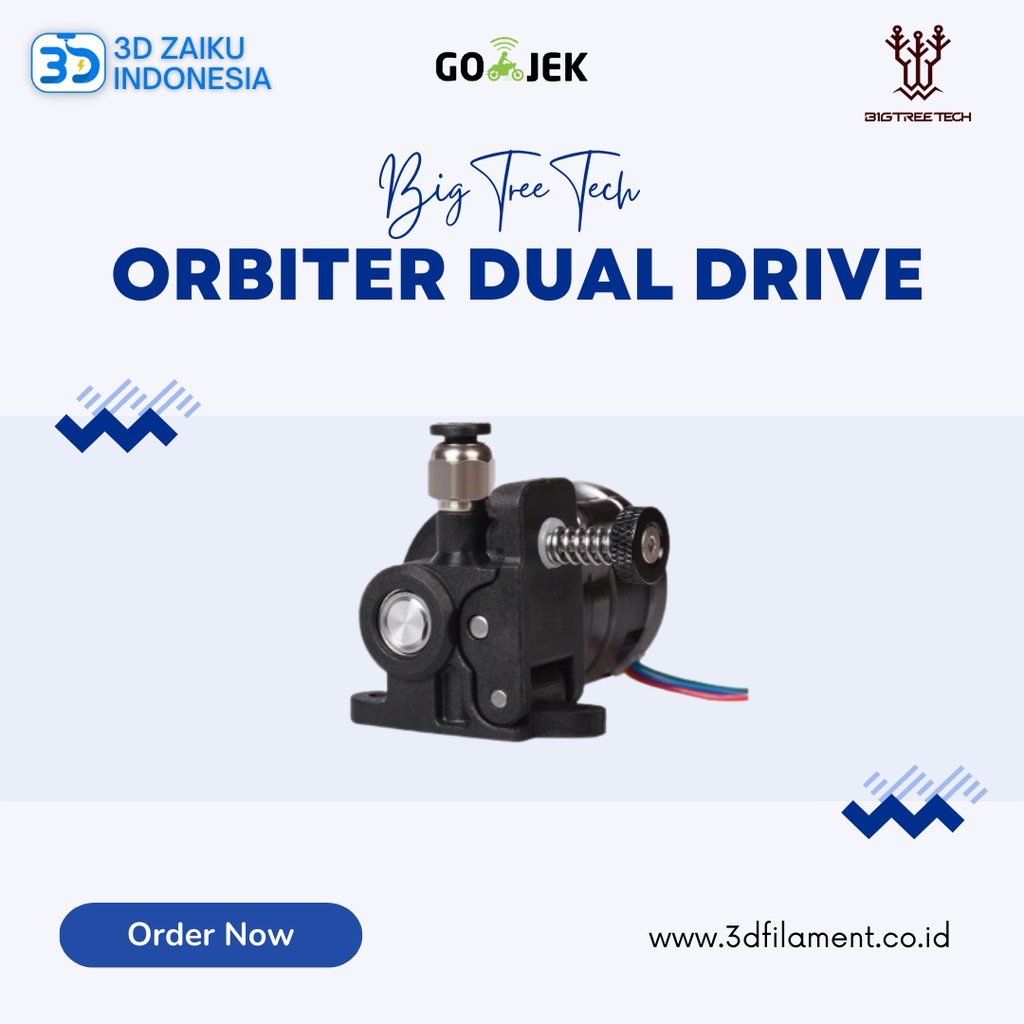 BigTreeTech BIQU Orbiter Extruder All Metal Dual Drive 3D Printer