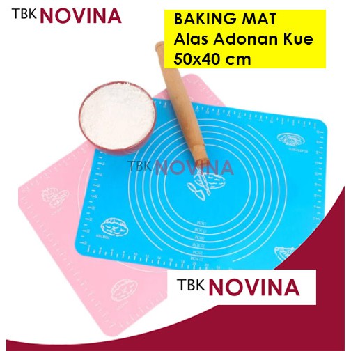 BAKING MAT ALAS ADONAN KUE SILIKON 50x40 cm