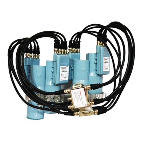 LNB Venus Parabola Kembar 4 C Band Mesh-7488 untuk 4 Receiver