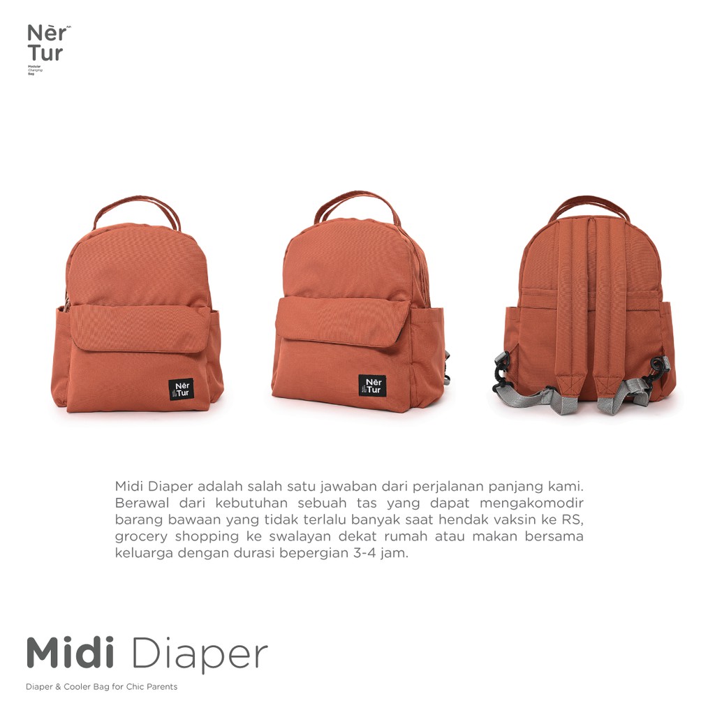 Nertur - Diaper &amp; Cooler Bag / Tas Bayi Modular