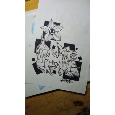 

graffiti sketch nama kamu