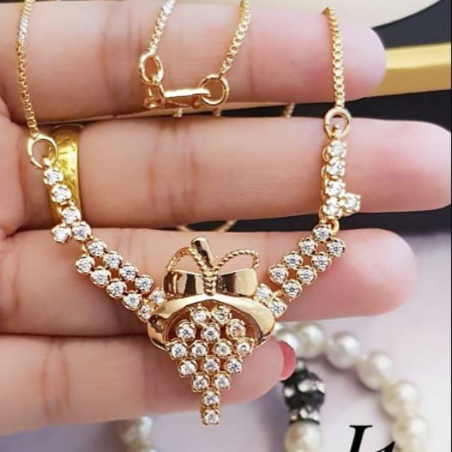 Xuping kalung lapis emas 24k 1003