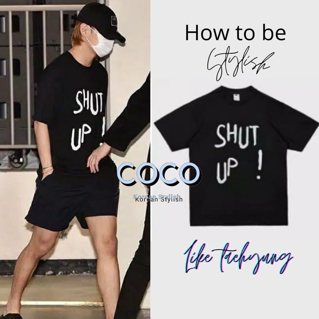 KAOS TAEHYUNG V BTS SHUT UP BUTTER RUN BT21 JUNGKOOK