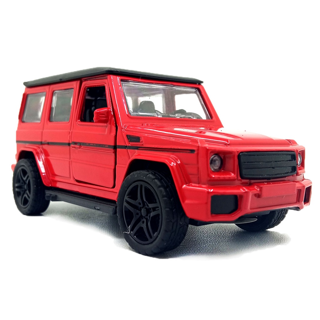 Toy Addict M3rcedes G-Class Offroad Merah Diecast Mainan Mobil Jeep