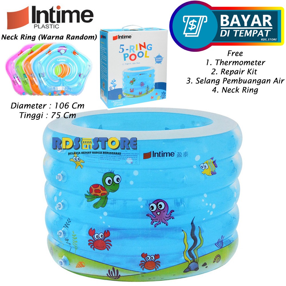 Intime Kolam Renang Anak Baby Spa Swimming Pool Bak Mandi Bayi Yt 214a Shopee Indonesia