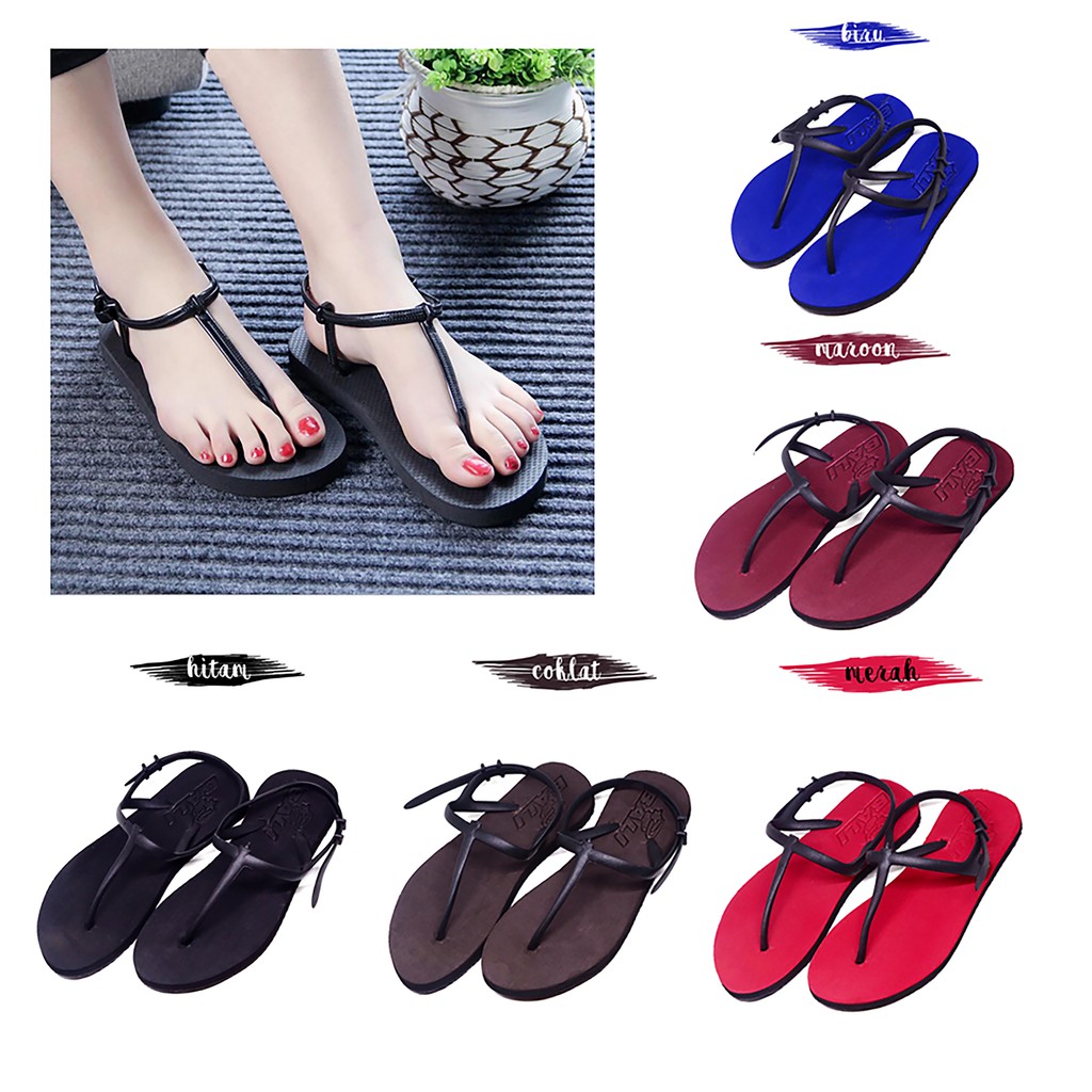 Sandal Japit Wanita Sandal Pantai Termurah