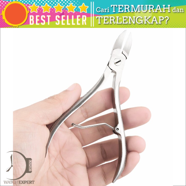 Bisa COD Alat Kecantikan Gunting Kuku Kaki Toe Nail Clipper Foot Care - Silver