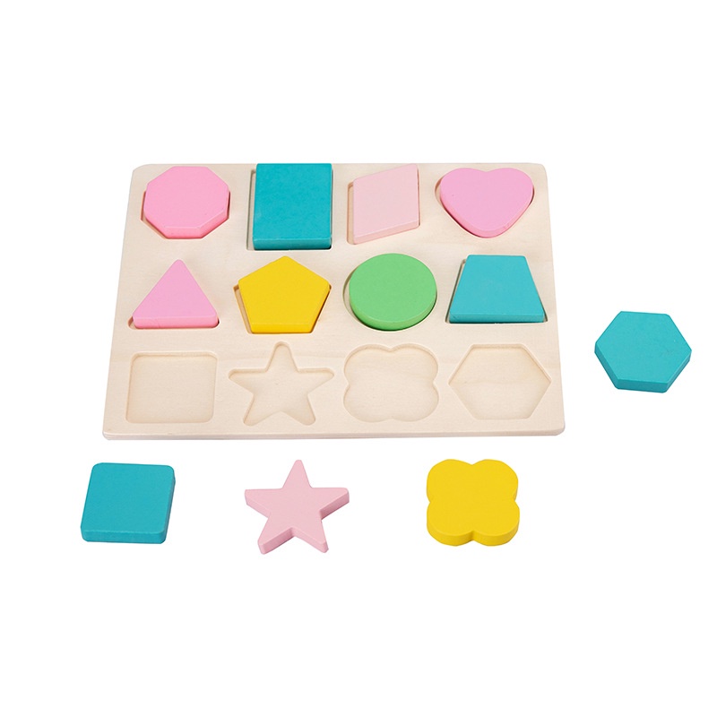 [ Giggel ]  Shape Chunky Puzzle / Puzzle Shape Board / Mainan edukasi anak / Mainan Kayu Bentuk / Shape Puzzle / Mainan Kayu edukasi