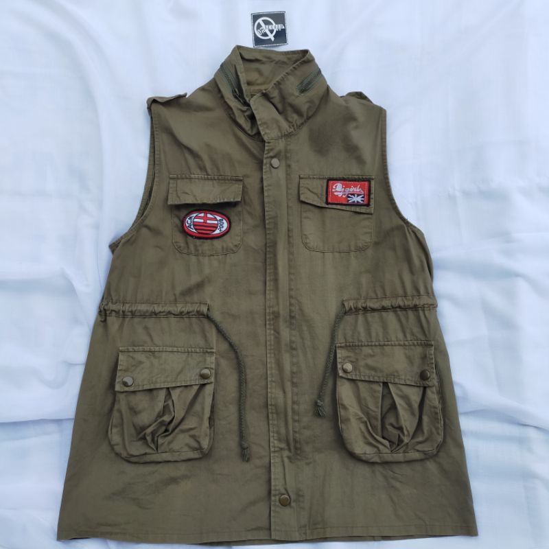 vest jaket rompi army harley davidson second bekas preloved branded