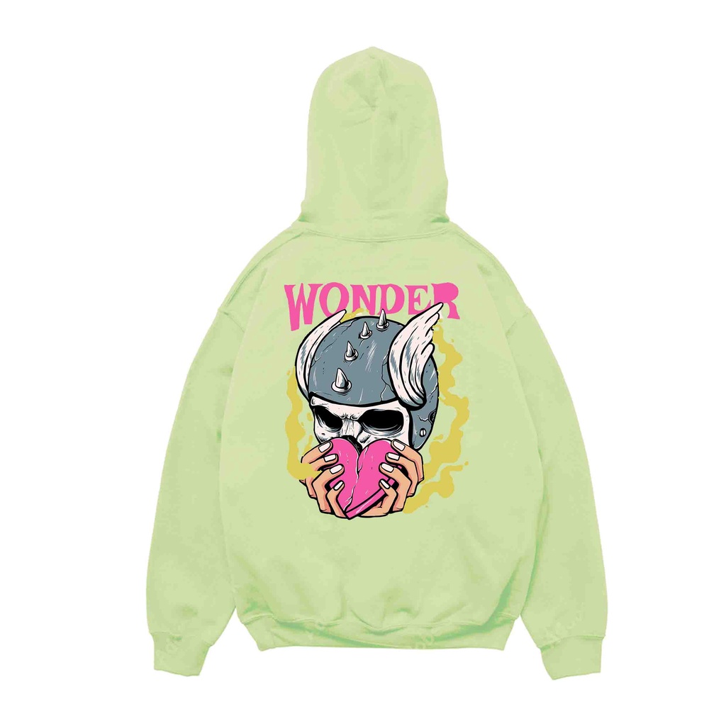 Hoodie Pria Wonder Sweater Pria Fleece Size M - XXL