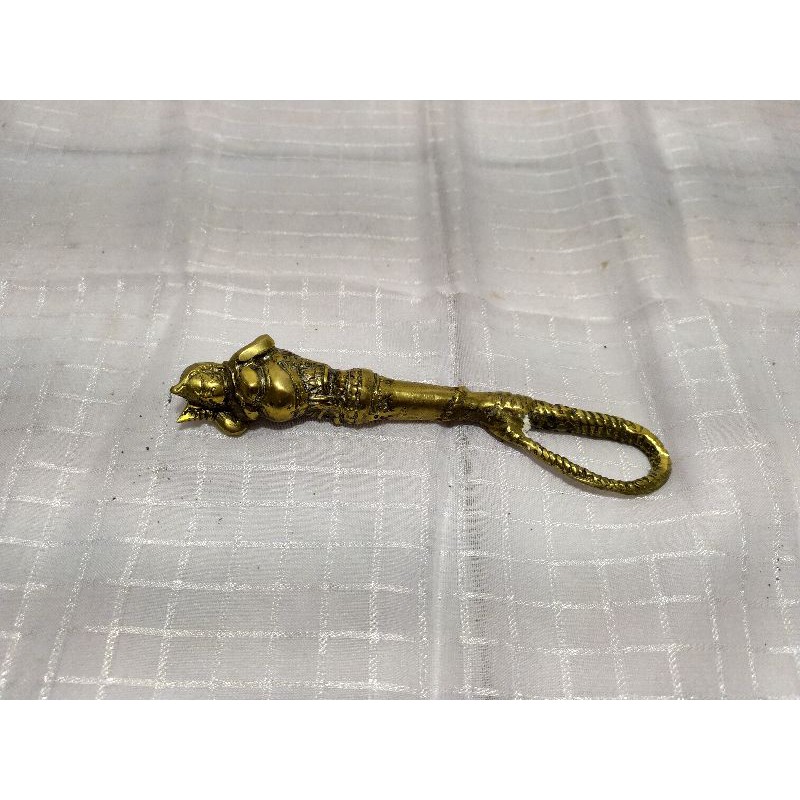 Cambuk/Pecut/Cemeti Semar Trimurti Kuningan (kecil)