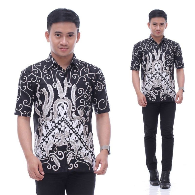 Batik Couple keluarga sania ruffle ori ndoro jowi dnt ulir putih