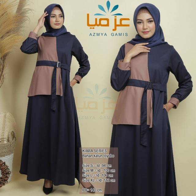 Kiara dress / gamis kiara/ gamis toyobo/ gami adem