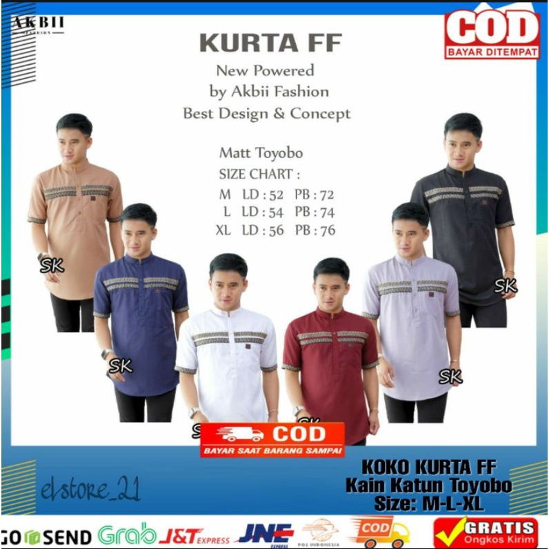 BAJU KOKO KURTA DEWASA LENGAN PENDEK  KOKO KURTA DEWASA BAJU KOKO PRIA FASHION MUSLIM