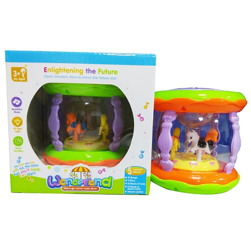 MAINAN ANAK WONDERLAND MUSIC DRUM CY 6006B