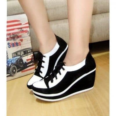 Sepatu Wanita Fashion BOOT WEDGES LJ03  Trend Cewe Terbaru Kekinian Ori Berkualitas Modis Murah