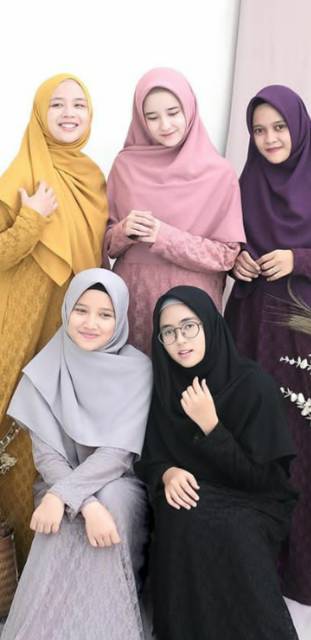 Gamis Safwa Brokat Hijab Alila