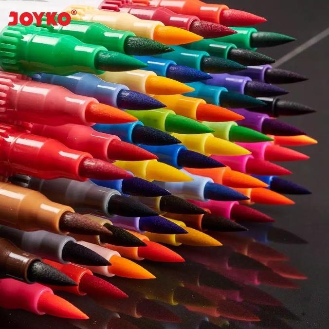 

(BISA COD) Joyko Color Brush Pen Pena Spidol kuas 48 Warna Joyko 48 Color CLP-40 OBRAL Kode 574