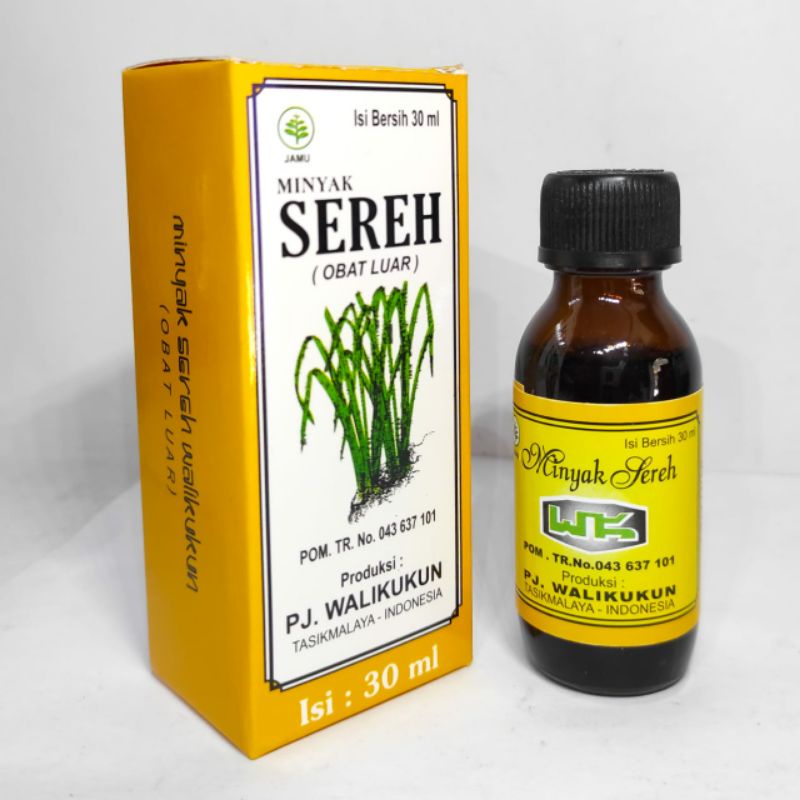 Minyak Sereh Walikukun 30 ml - Obat Gosok Luar - Minyak Sereh Original
