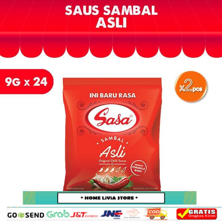 

Sasa Sambal Asli Sachet 24 x 9 gr (2 pack)