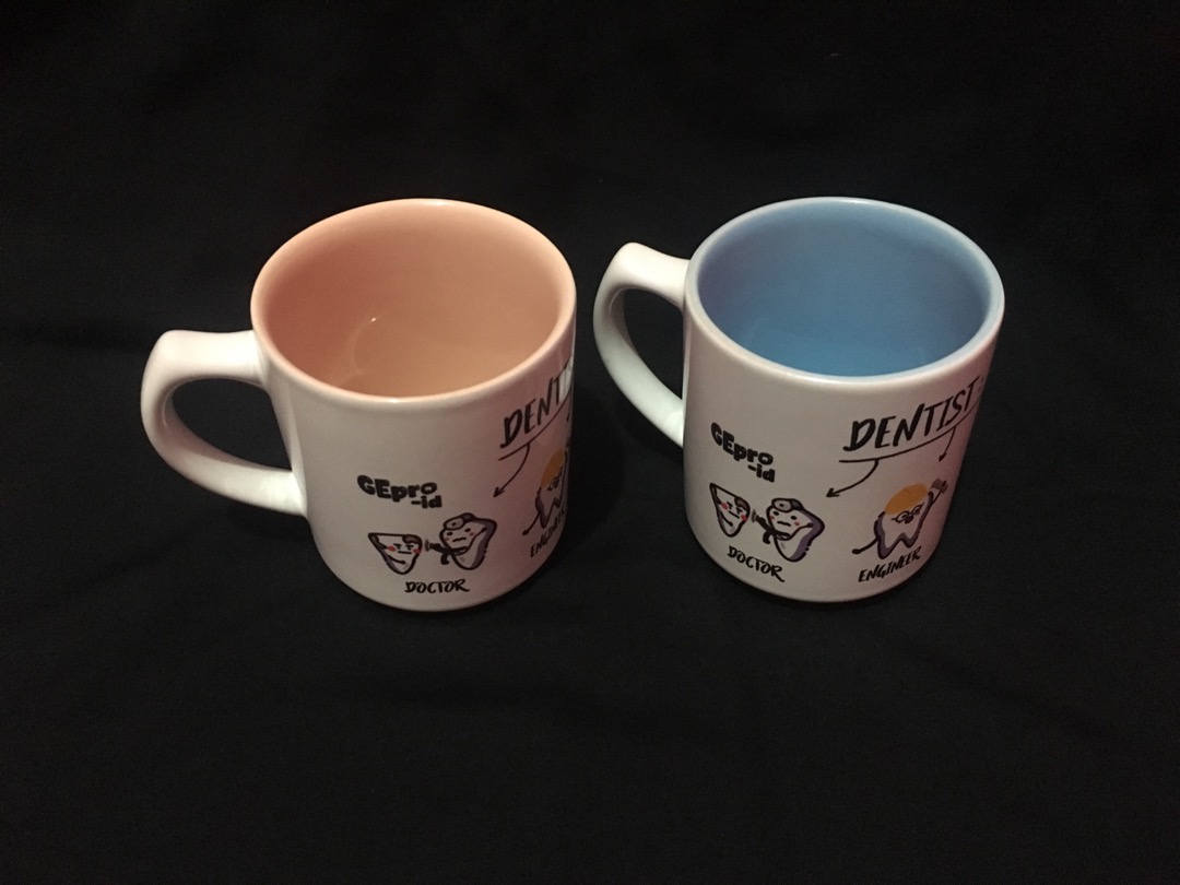 Mug Dentist Lucu Karakter Gigi Teman Ngopi Ngeteh Bersama Keluarga Gift Teman Sejawat Dokter Gigi