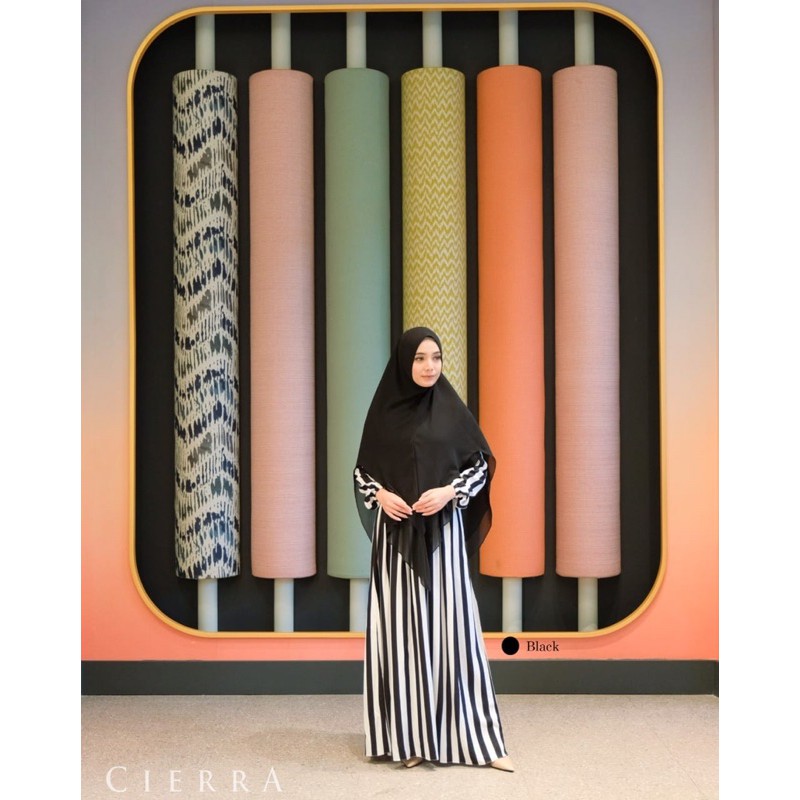 Stripe Tania Dress/ Gamis Tania by Cierra