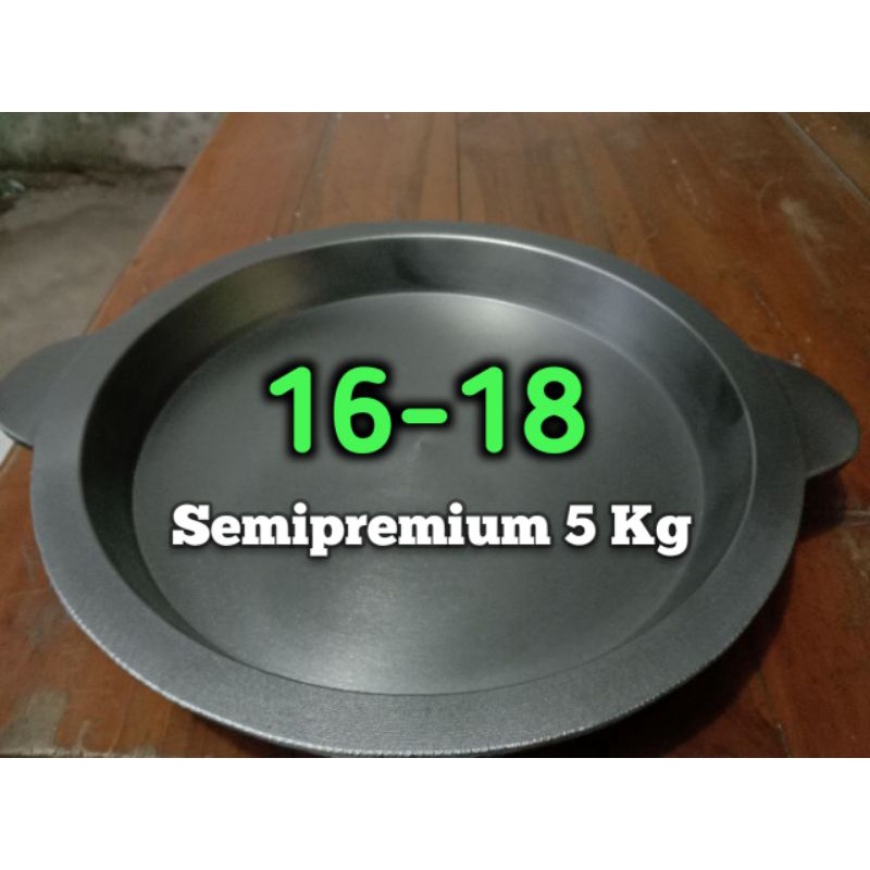 Loyang Martabak Bangka Semipremium 16-18 Berat 5 Kg Plus Tutup