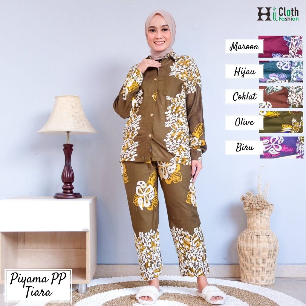 setelan celana panjang | piyama rayon adem