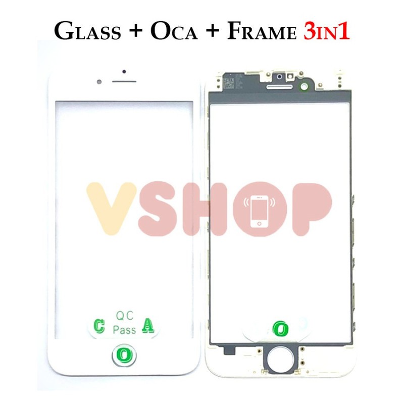 Kaca TouchScreen TS Layar Sentuh Kaca Depan LCD + Frame + Lem OCA iPhone 6 6G ip6