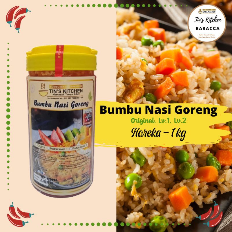 

Bumbu Nasi Goreng 1kg Tin's Kitchen Non MSG Non Pengawet - uk. HOREKA Bisa Bumbu Sayur Asem, Tumisan