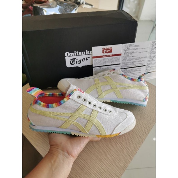 Sepatu Jepang New Edition Slip On Rainbow