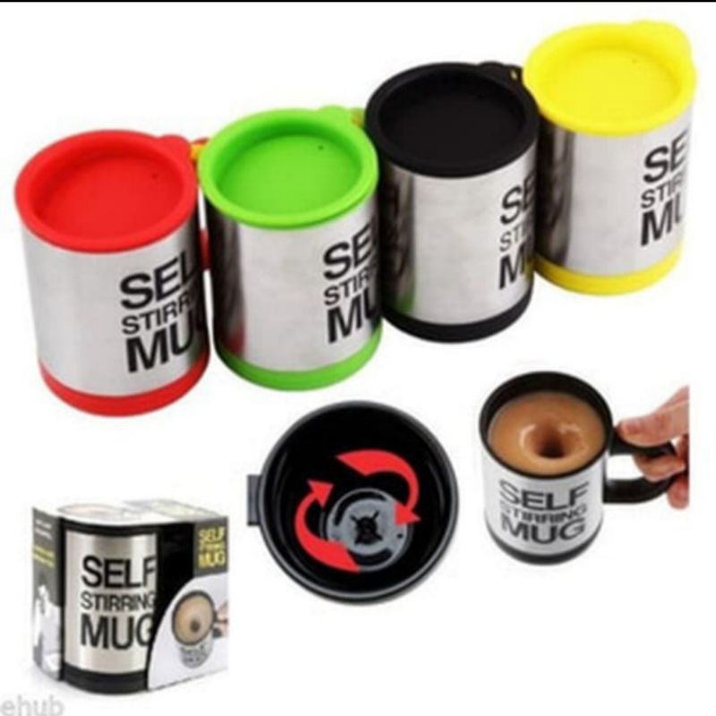 Self Stirring Mug Medium Gelas Blender Medium