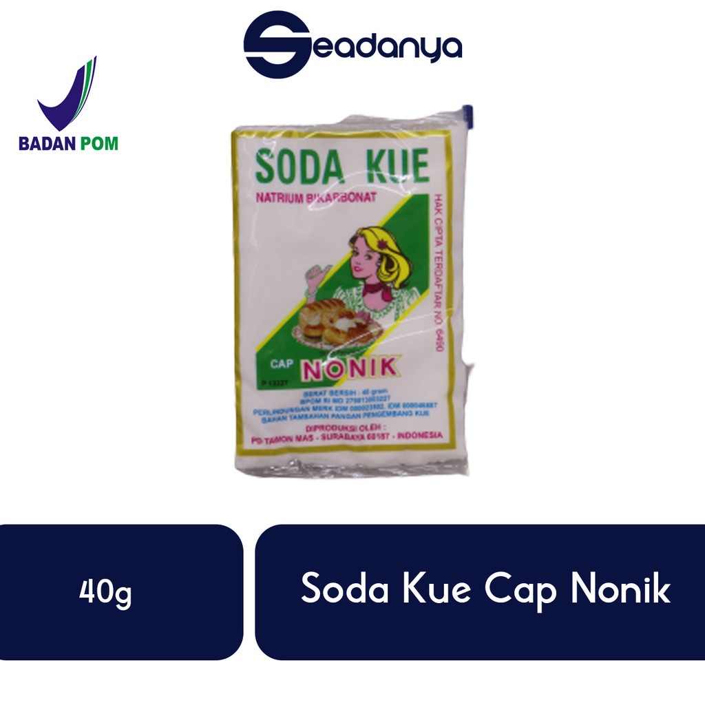 

Soda Kue Cap Nonik 40g Pengembang Kue -BPOM