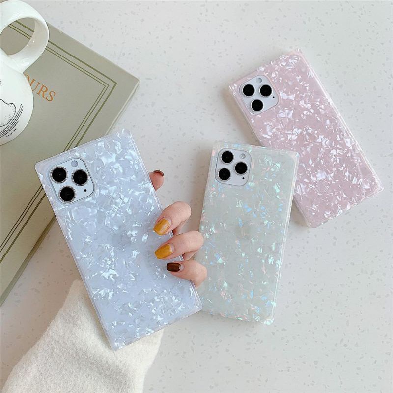 Iphone 13 Pro Max Case Bahan Tpu Motif Kerang Berkilau