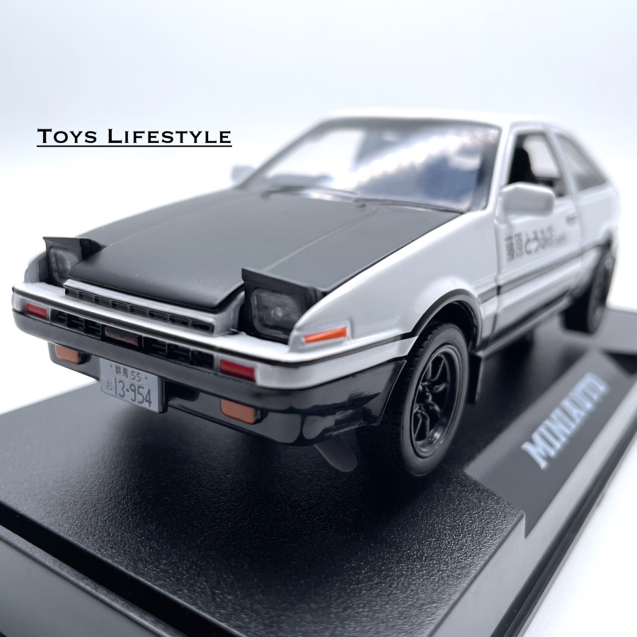 Mobil MiniAuto Diecast - Toyota Trueno AE86 Initial D Skala 1:32