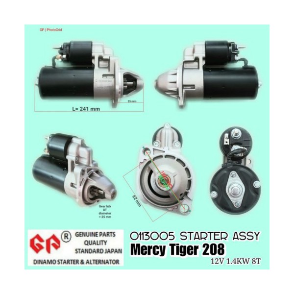 Jual Dinamo Starter GP Mercy Tiger Murah
