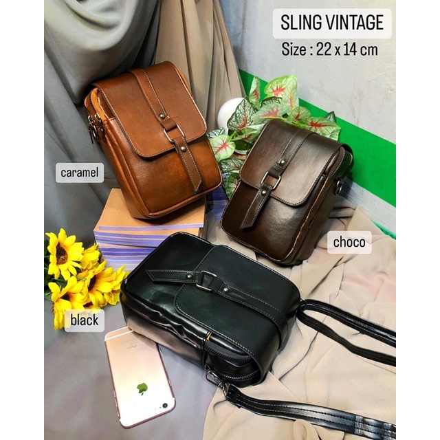 SLING VINTAGE / TAS VINTAGE / TAS HP / DOMPETHP / TAS TERBARU / TAS MINI / SLINGBAG