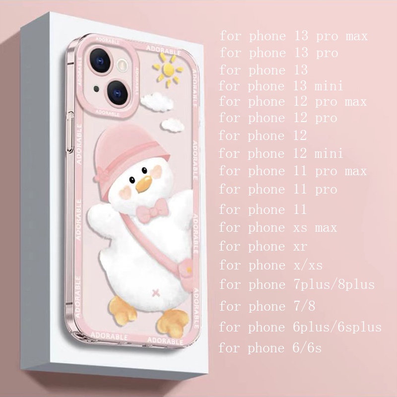 Soft Case Silikon Transparan Shockproof Cover IPhone 13 11 12 Pro Max Mini XS X XR 7 8 6 6S Plus