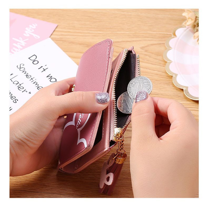 *ALIBABA1688* Dompet Wanita D109 Import Murah Dompet Lipat Kecil Lucu Cantik