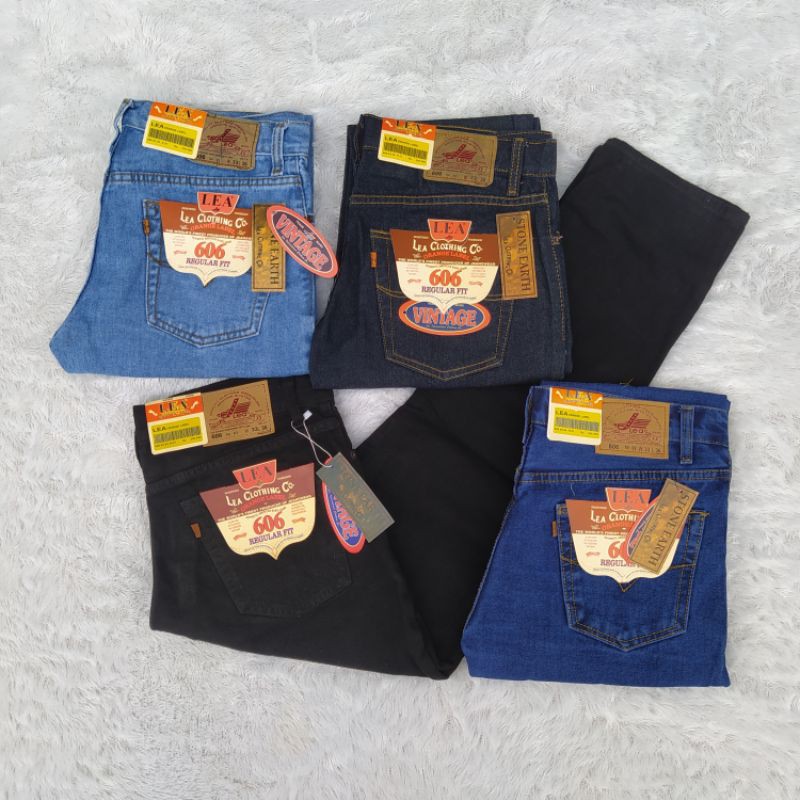 celana jeans pria standar 606 reguler .terlaris