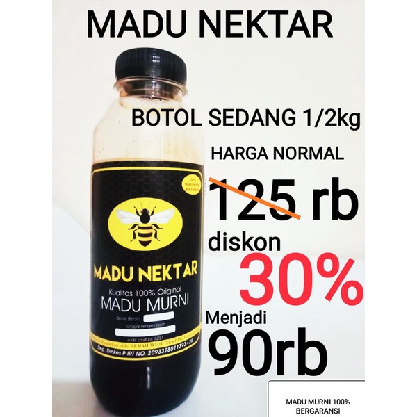 

Madu nektar tegal 500gram