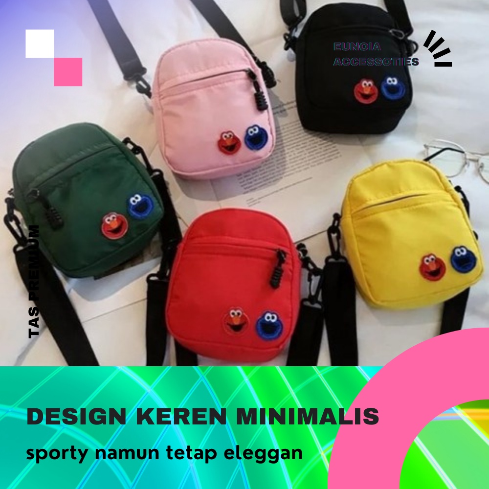 Tas Selempang Samping Gantung Anak Wanita Cewek Remaja Perempuan Kekinian Keren Import Murah