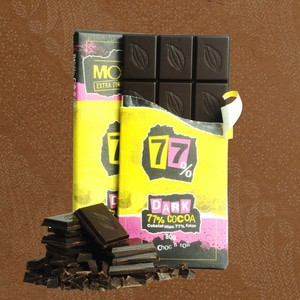 

SPESIAL Cokelat Coklat Dark 77% Chocolate Monggo 80 gram Jogja