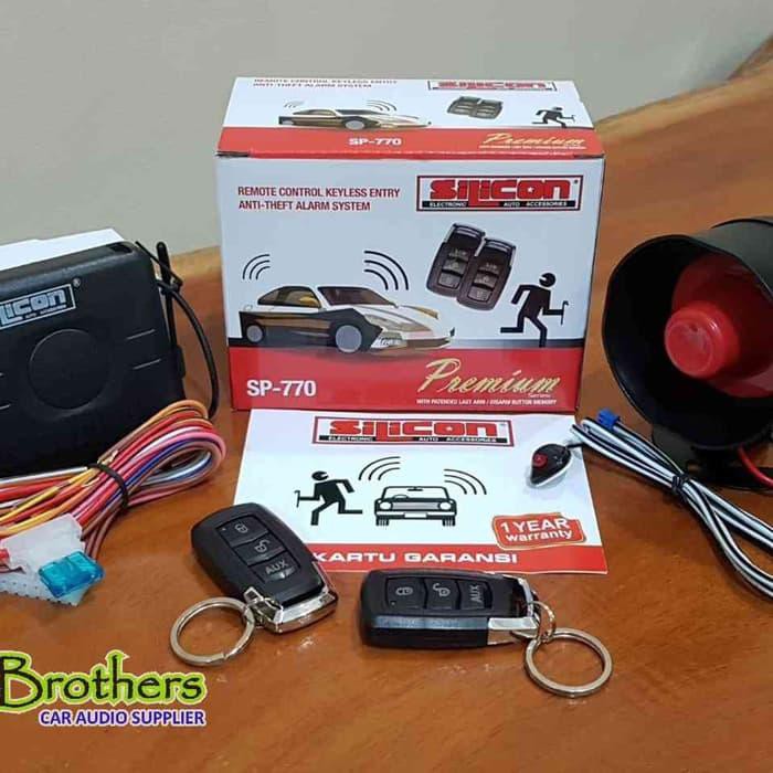 Promo Alarm Mobil Silicon SP 770 Alarm Silicon Murah SP-770 suku cadang Limited