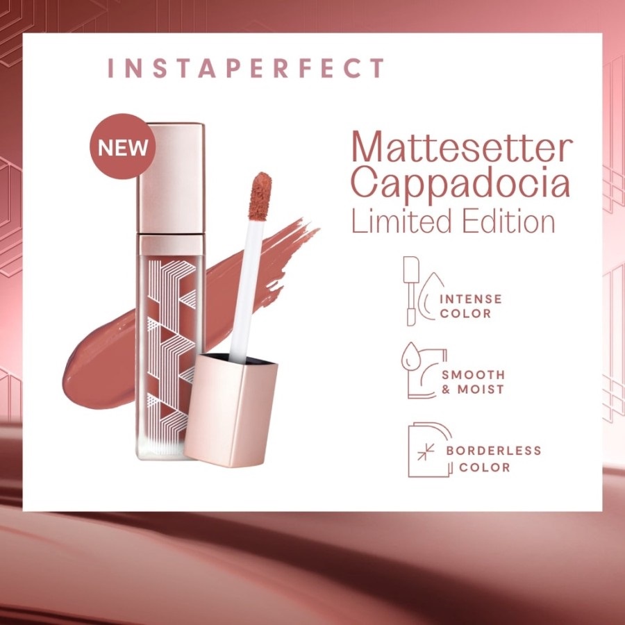★ BB ★  Instaperfect Mattesetter Lip Matte Paint (Limited Cappadocia Edition) 5.5 g - Lip Cream Wardah Instaperfect