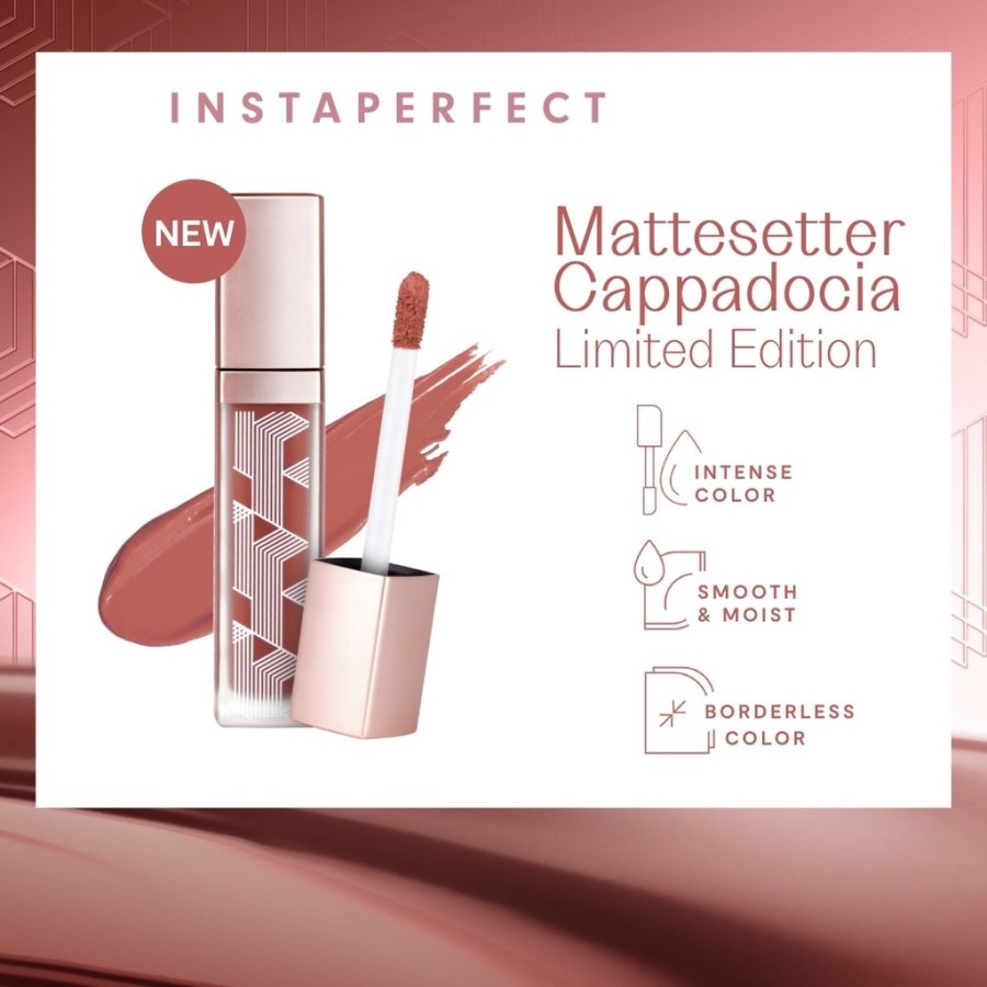 ★ BB ★  Instaperfect Mattesetter Lip Matte Paint (Limited Cappadocia Edition) 5.5 g - Lip Cream Wardah Instaperfect