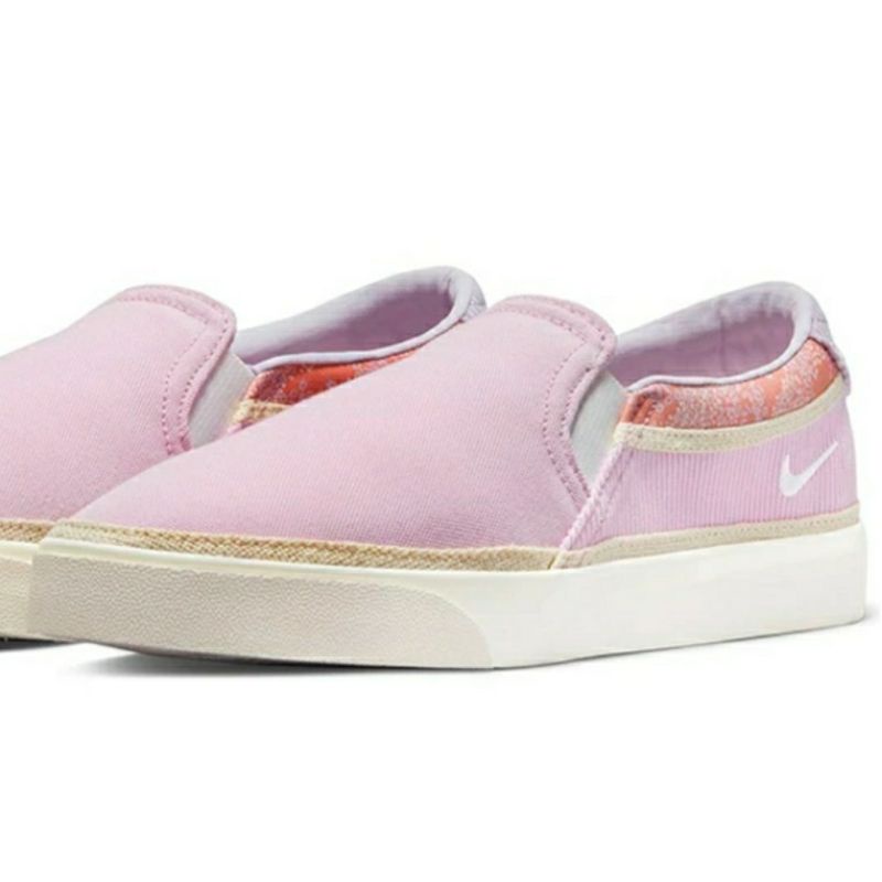 Nike Slip On Purple Pink / Ungu Muda Court Legacy low
