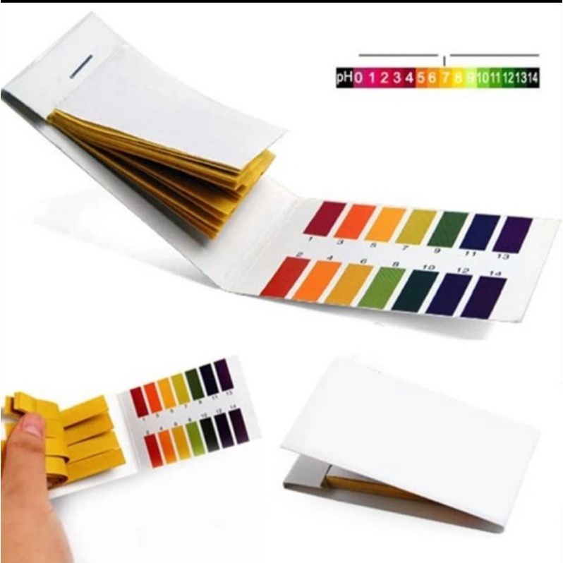 KERTAS PENGUJI PH MANUAL / INDIKATOR WARNA / TEST ASAM AIR TAWAR LAUT